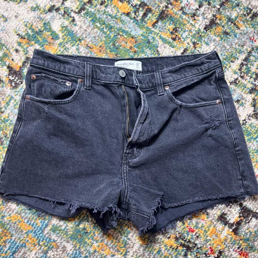 High rise mom shorts